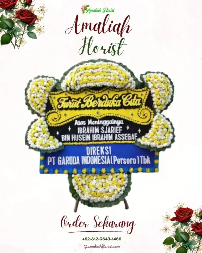 Papan Bunga Duka di Wangandalem
