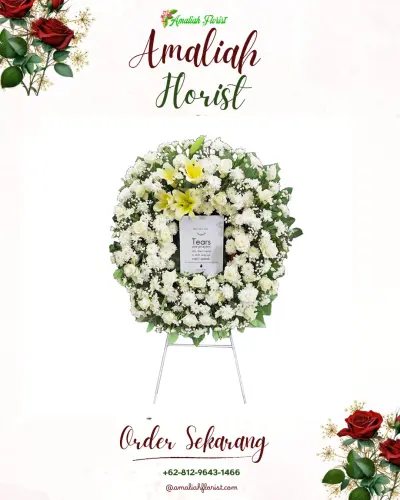 Krans Bunga Duka Cita di Wangandalem