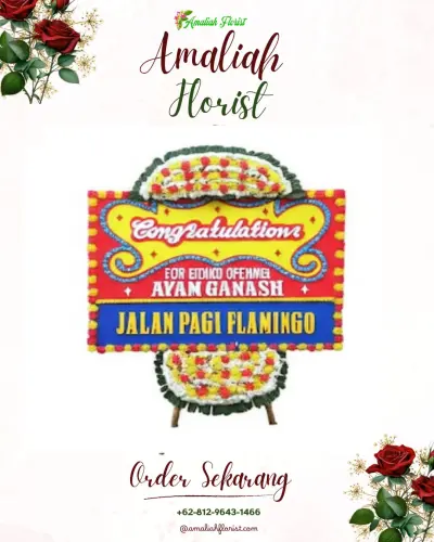 Bunga Papan Congratulation di Wangandalem